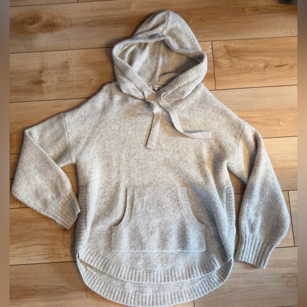 Madewell Light Gray Women's Cowl Neck Sweater